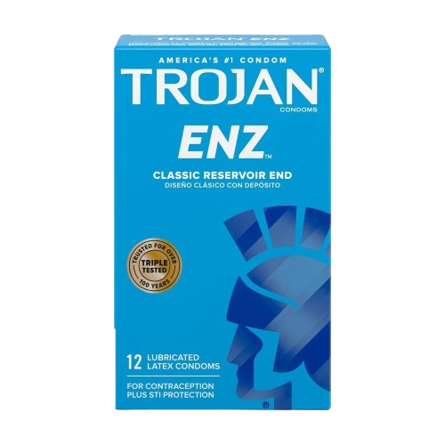 TROJAN ENZ LUBE CONDOM 12CT