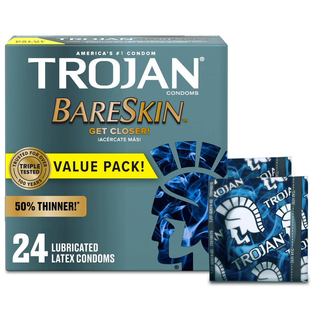 TROJAN BARESKIN CONDOM 10CTa