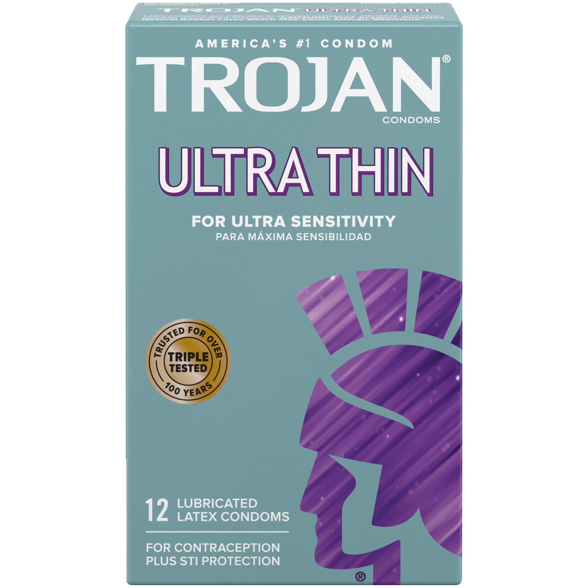 TROJAN ULTRA THIN CONDOM 12CT