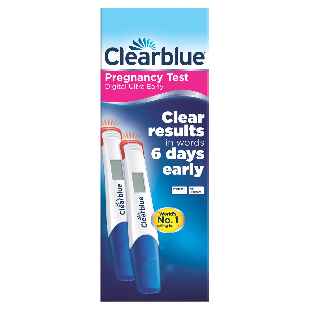 CLEARBLUE PREGNANCY TEST DIGITAL 2CT