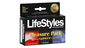 LIFESTYLES PLEASURE PACK CONDOMS 12CT