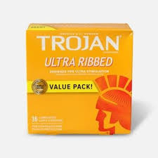 TROJAN ULTRA RIBBED CONDOM 12CT